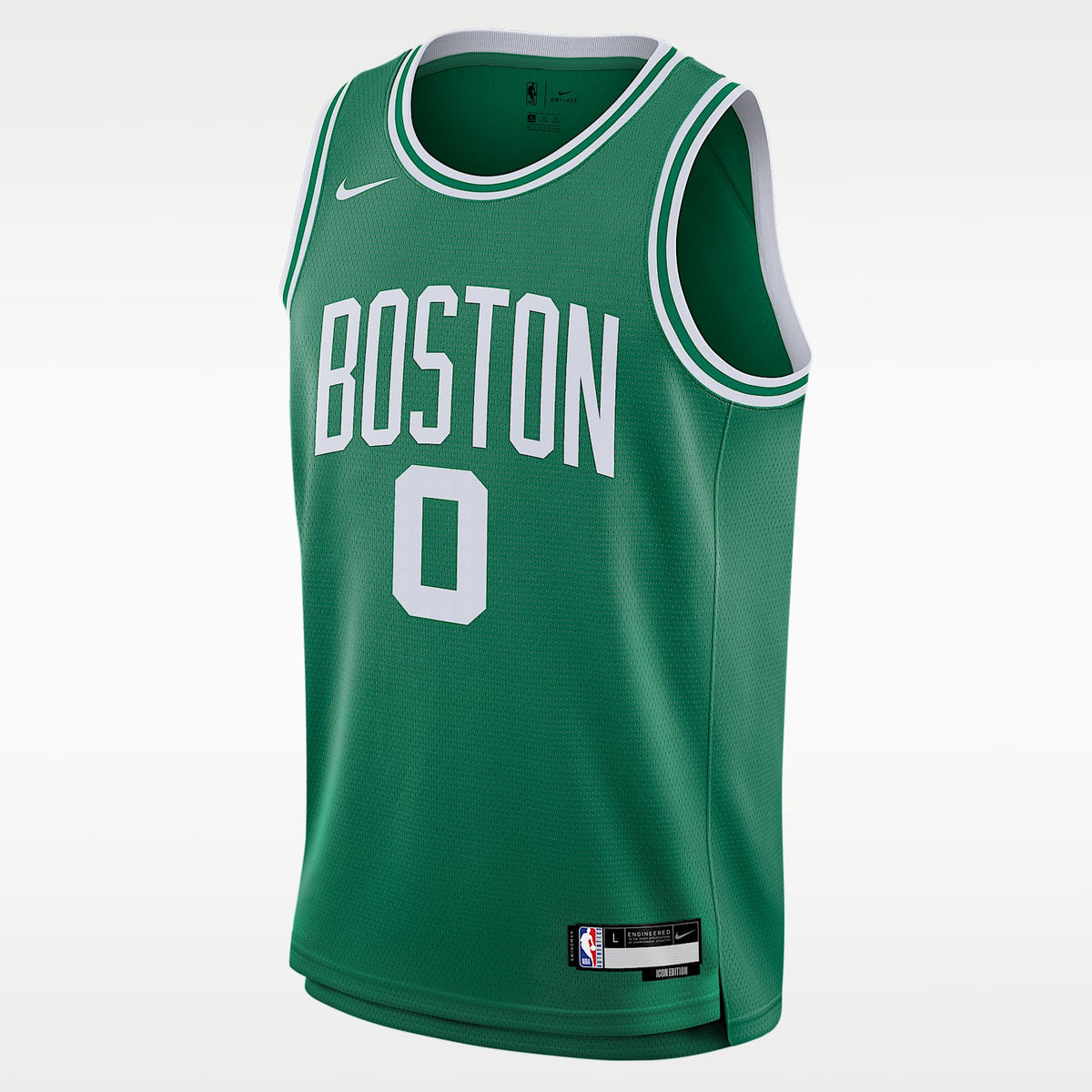 Jersey Nike de la NBA Swingman para niños talla grande Jayson Tatum Boston Celtics 2023/24 Icon Edition – Trébol – vista 1