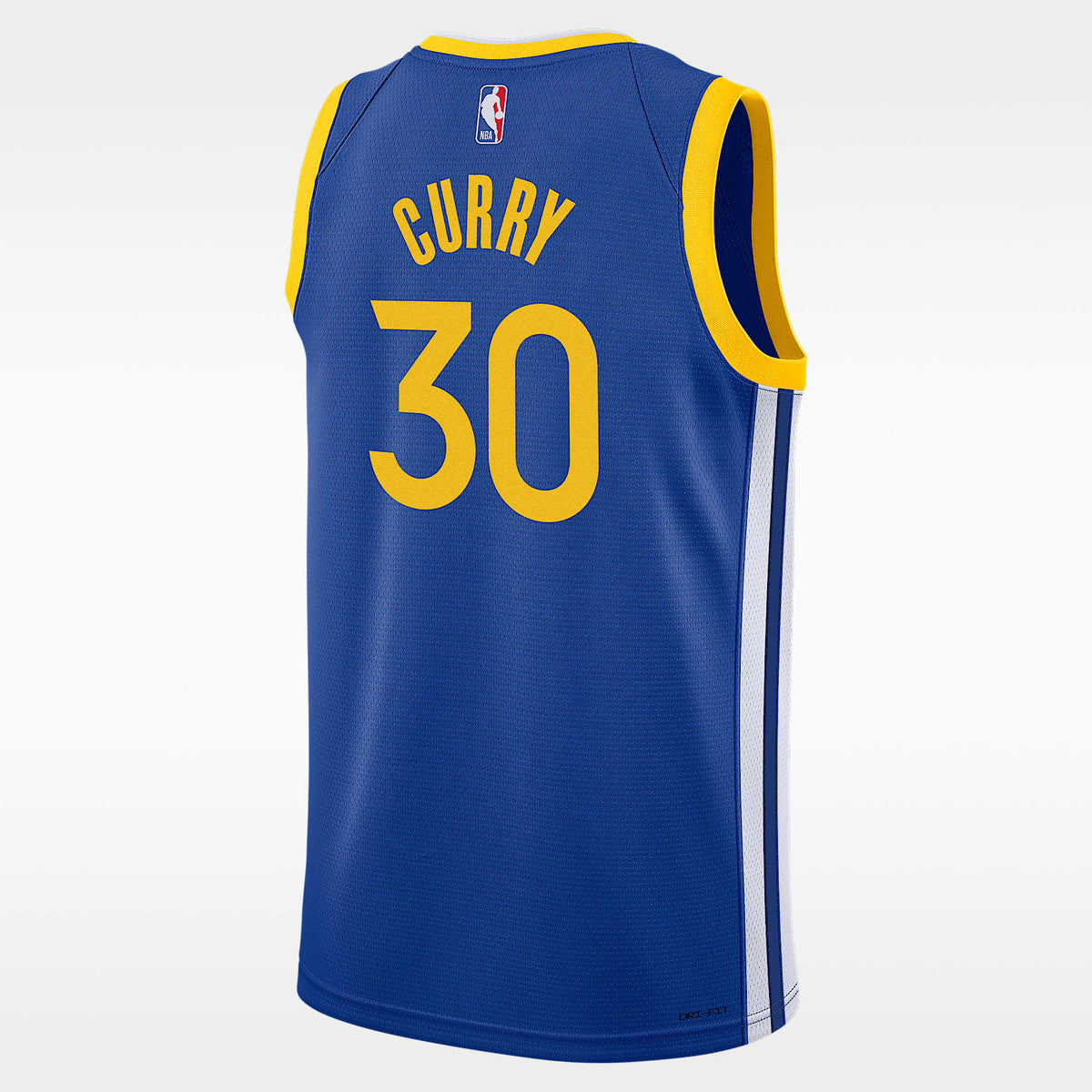 Jersey de alero polivalente Nike NBA para niños talla grande Stephen Curry Golden State Warriors 2023/24 Icon Edition – Azul enérgico – vista 2