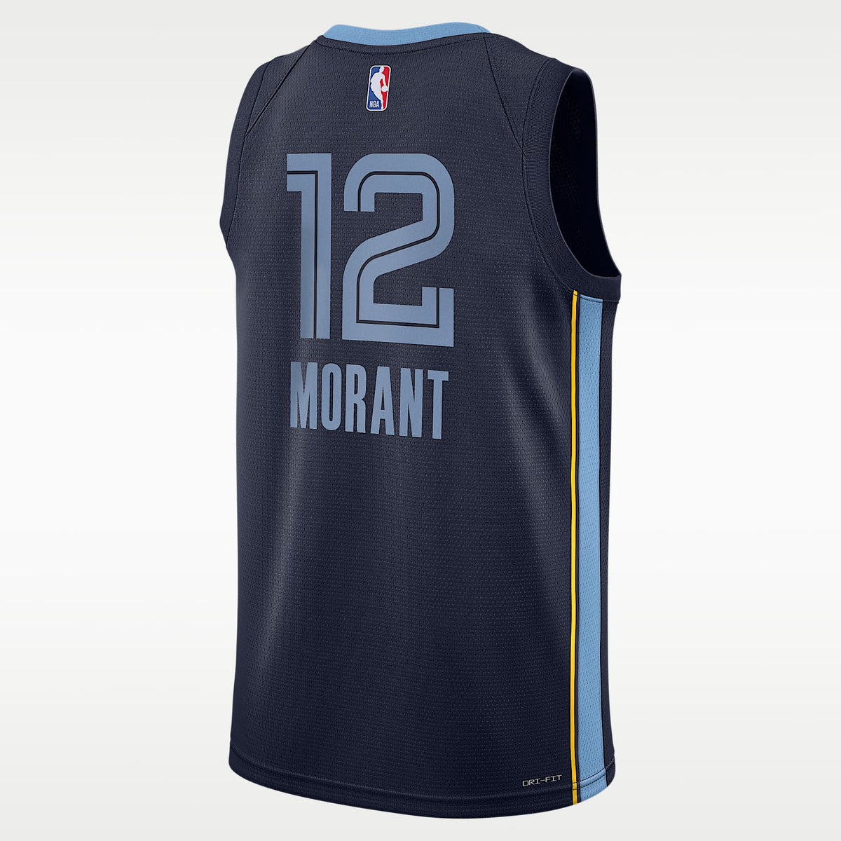 Jersey de alero polivalente Nike NBA para niños talla grande Ja Morant Memphis Grizzlies 2023/24 Icon Edition – Azul marino universitario – vista 2