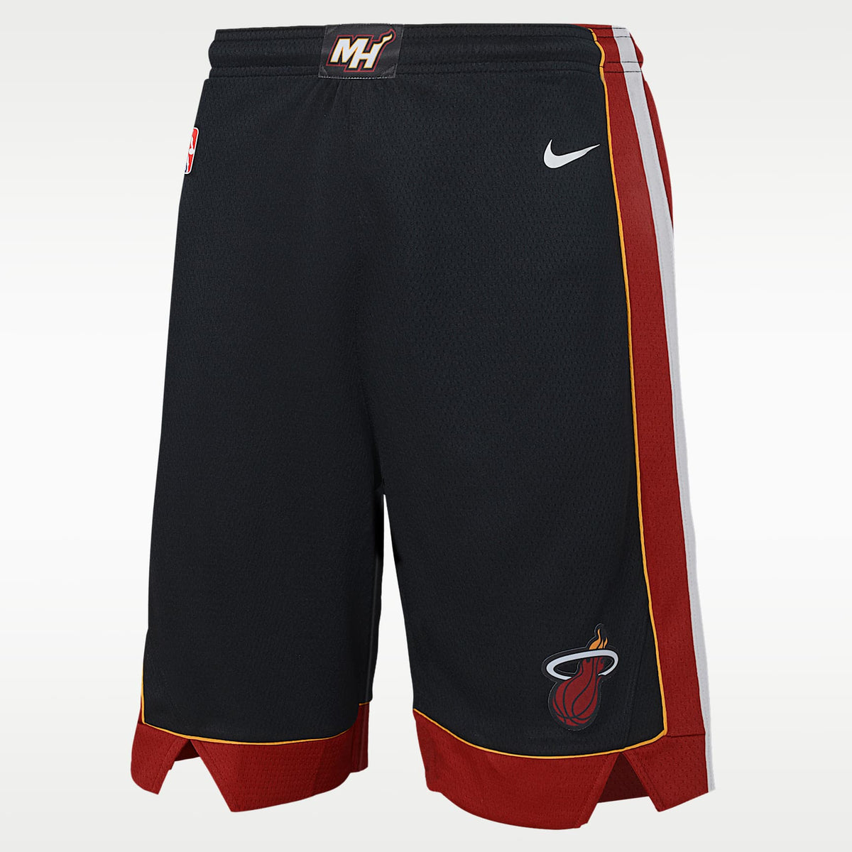 Miami Heat Swingman Icon Edition shorts de básquetbol Nike Dri-FIT Replica para niños talla grande – Negro – vista 2