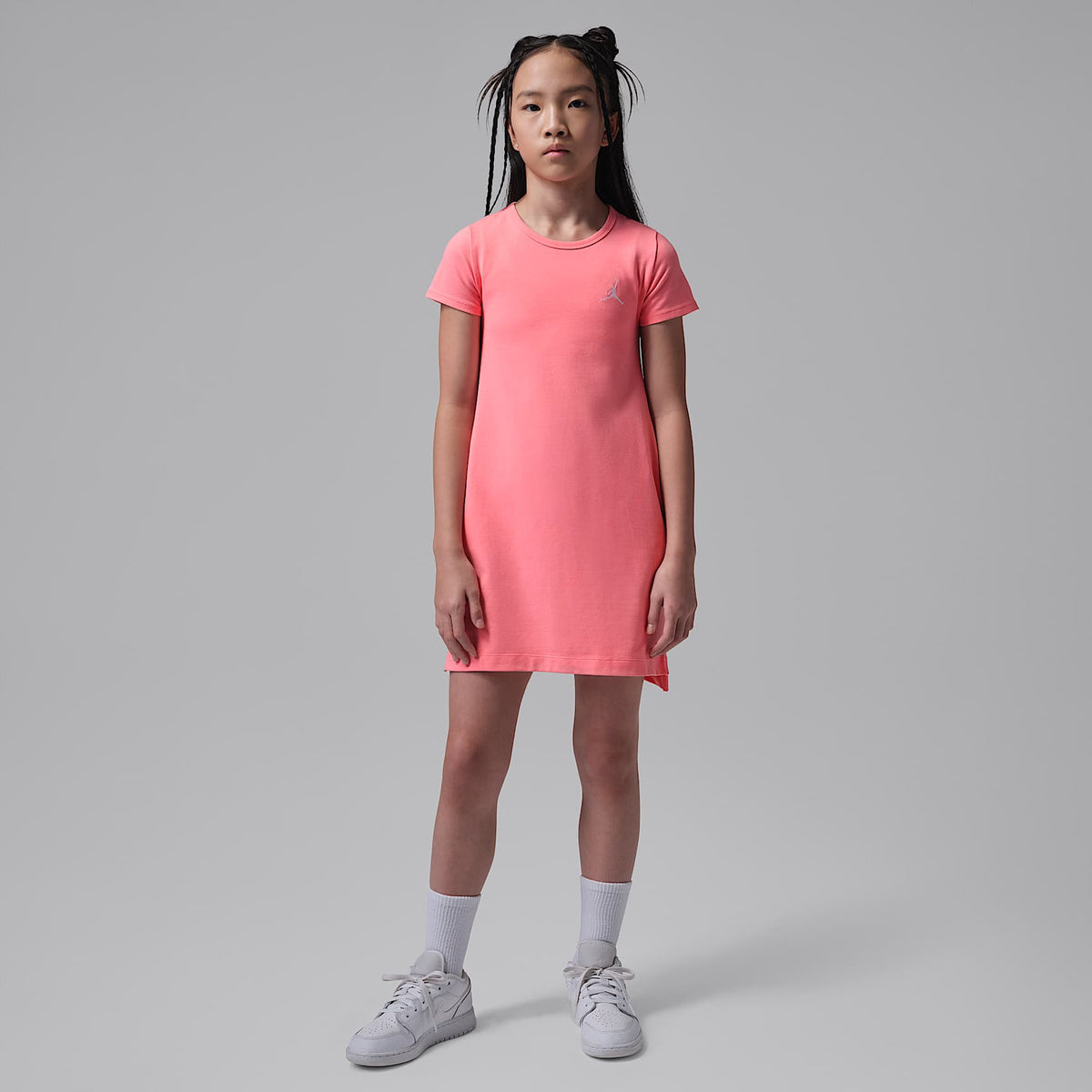 Vestido para niños talla grande Jordan Brooklyn Essentials – Rosa mirada/Rosa mirada – vista 1
