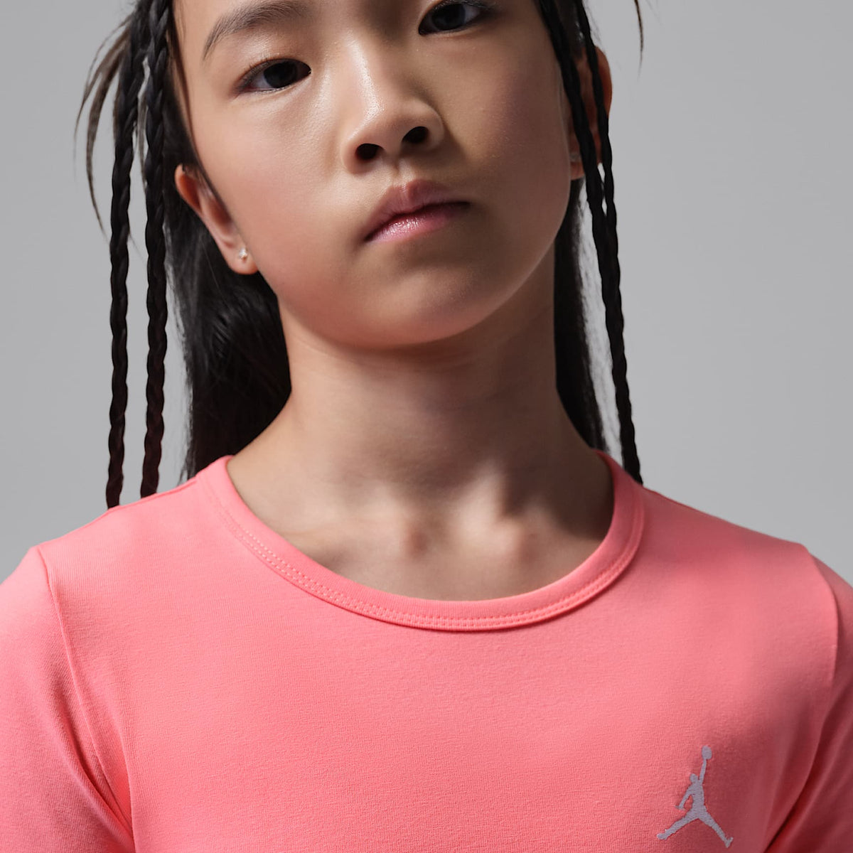 Vestido para niños talla grande Jordan Brooklyn Essentials – Rosa mirada/Rosa mirada – vista 3