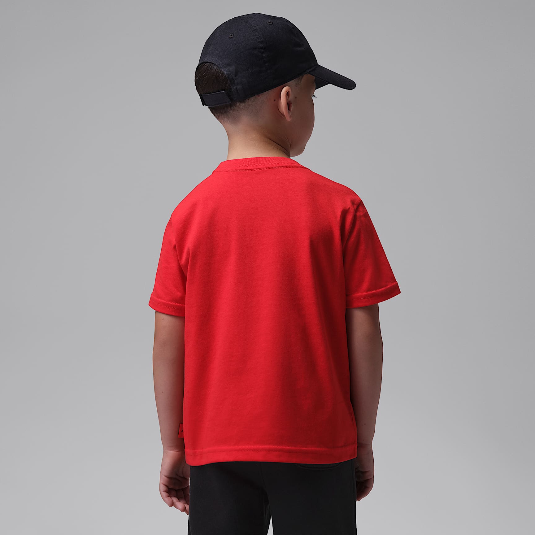 Playera Brooklyn para niños talla pequeña Jordan – Rojo universitario – vista 2