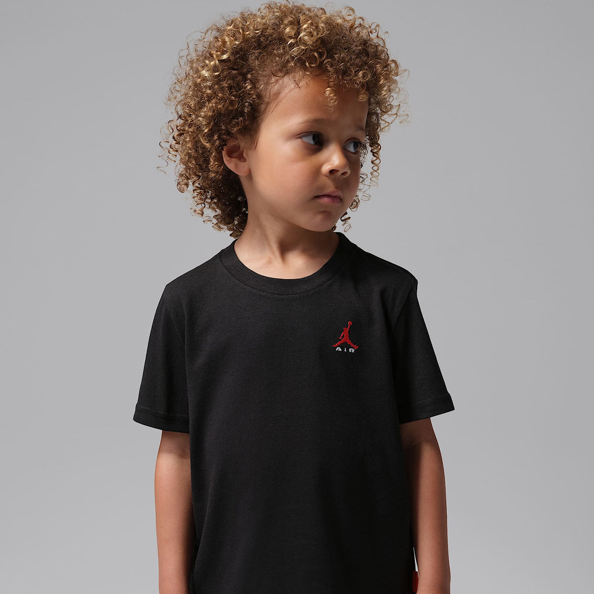 Playera Brooklyn infantil Jordan – Negro – vista 1