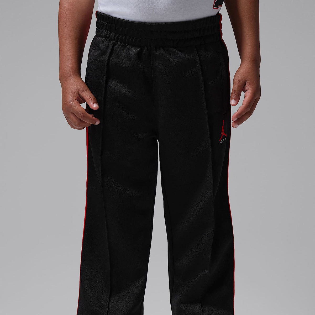 Conjunto deportivo de 2 piezas Dri-FIT infantil Jordan Brooklyn Essentials – Negro – vista 7