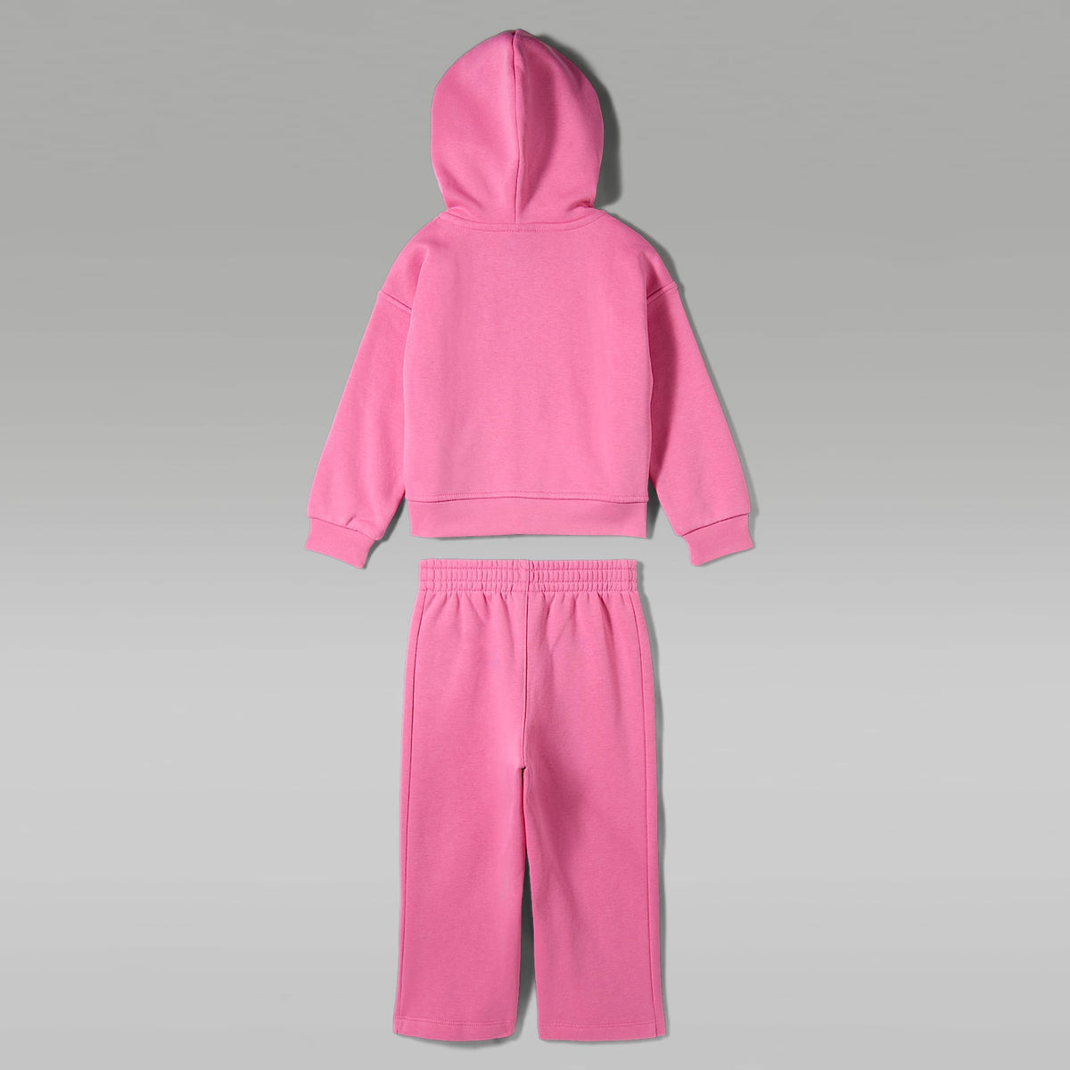 Conjunto de sudadera con gorro de cierre completo de dos piezas para bebé (12 a 24 meses) Jordan Brooklyn Fleece – Rosa gimnasio – vista 2