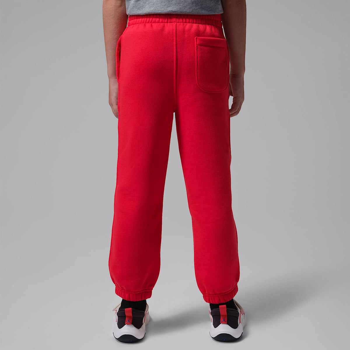 Joggers de tejido Fleece Jordan Brooklyn para niños talla pequeña – Rojo universitario – vista 2