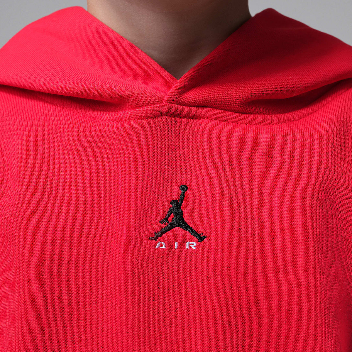 Sudadera con gorro sin cierre para niños talla pequeña Jordan Brooklyn Fleece – Rojo universitario – vista 4