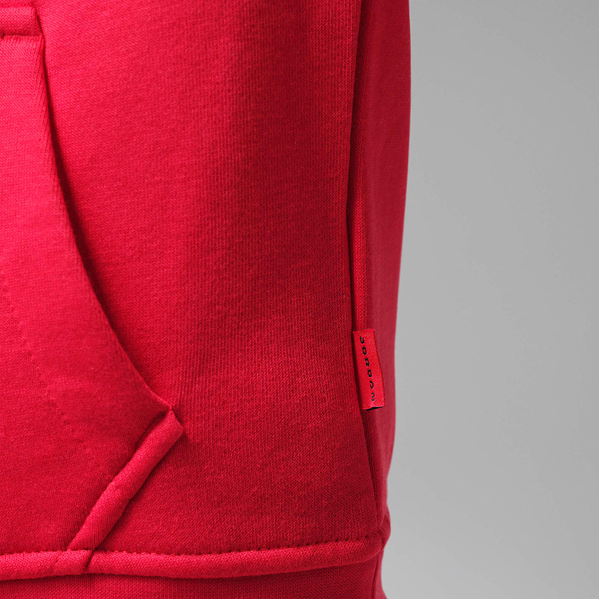 Sudadera con gorro sin cierre para niños talla pequeña Jordan Brooklyn Fleece – Rojo universitario – vista 6
