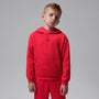 Sudadera con gorro sin cierre para niños talla pequeña Jordan Brooklyn Fleece – Rojo universitario – vista 1