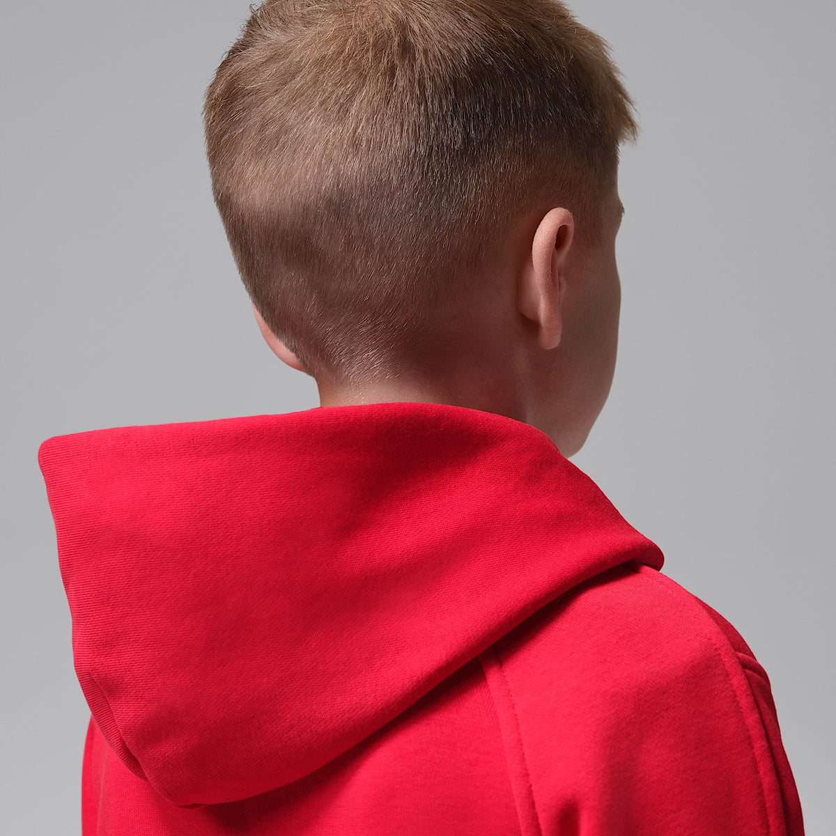 Sudadera con gorro sin cierre para niños talla pequeña Jordan Brooklyn Fleece – Rojo universitario – vista 7