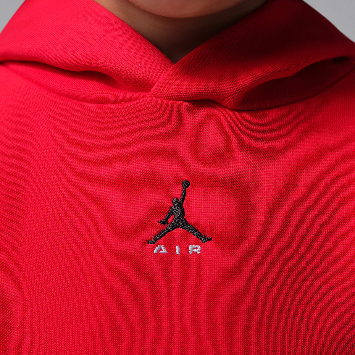 Conjunto de 2 piezas con sudadera con gorro sin cierre infantil Jordan Brooklyn Fleece – Rojo universitario – vista 5