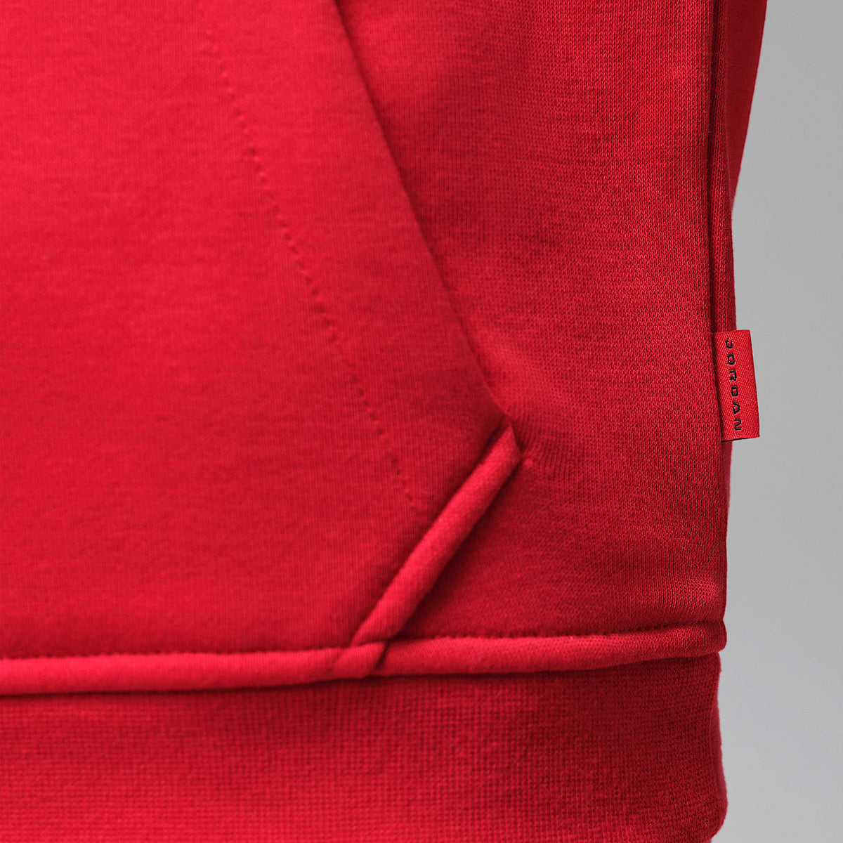 Conjunto de 2 piezas de sudadera con gorro sin cierre para niños talla pequeña Jordan Brooklyn Fleece – Rojo universitario – vista 7