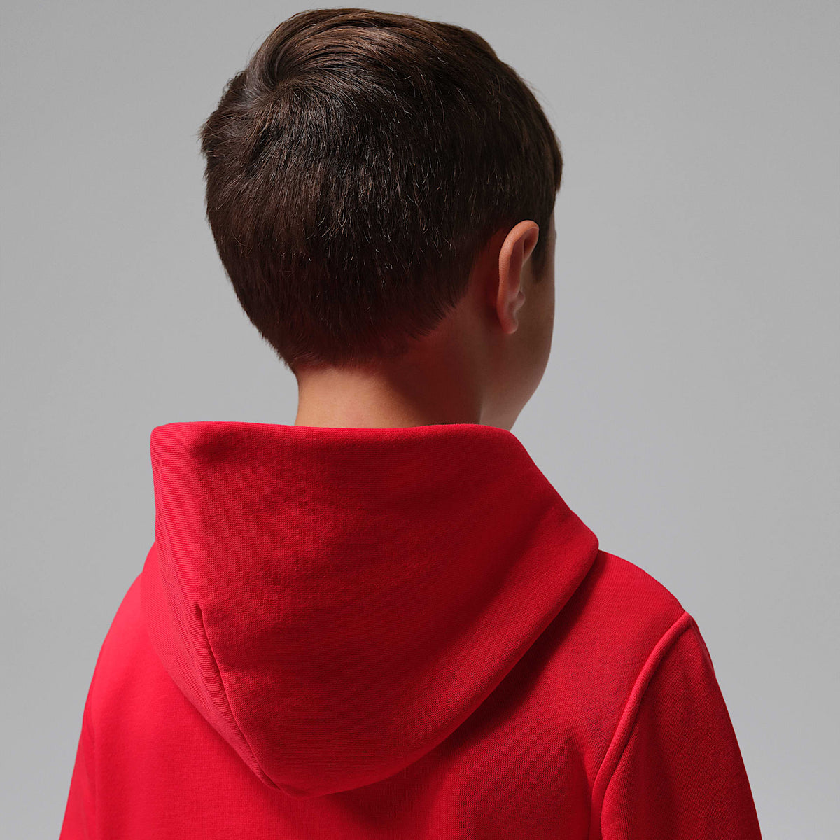 Conjunto de 2 piezas de sudadera con gorro sin cierre para niños talla pequeña Jordan Brooklyn Fleece – Rojo universitario – vista 8