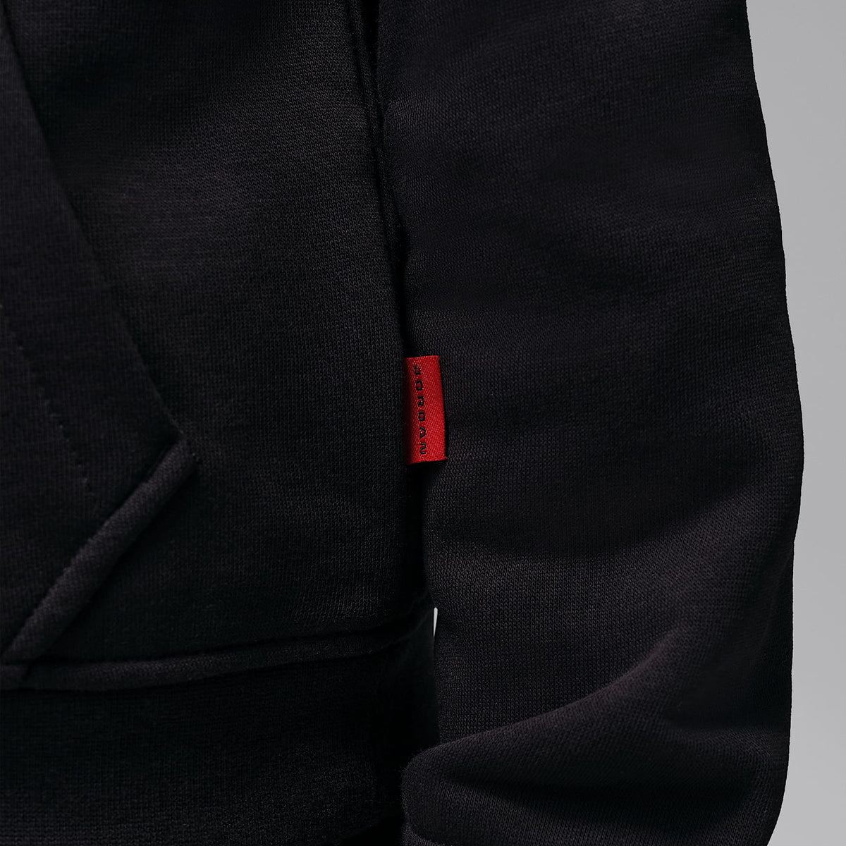 Conjunto de 2 piezas de sudadera con gorro sin cierre para niños talla pequeña Jordan Brooklyn Fleece – Negro – vista 7