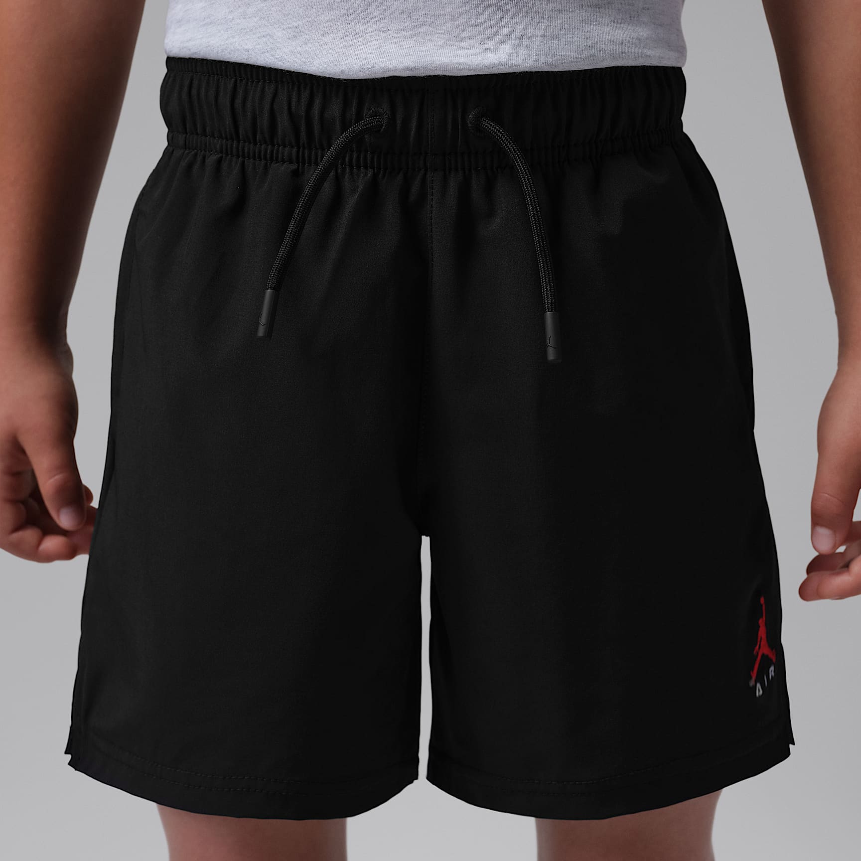 Shorts para jugar Brooklyn de tejido Woven para niños talla pequeña Jordan – Negro – vista 2