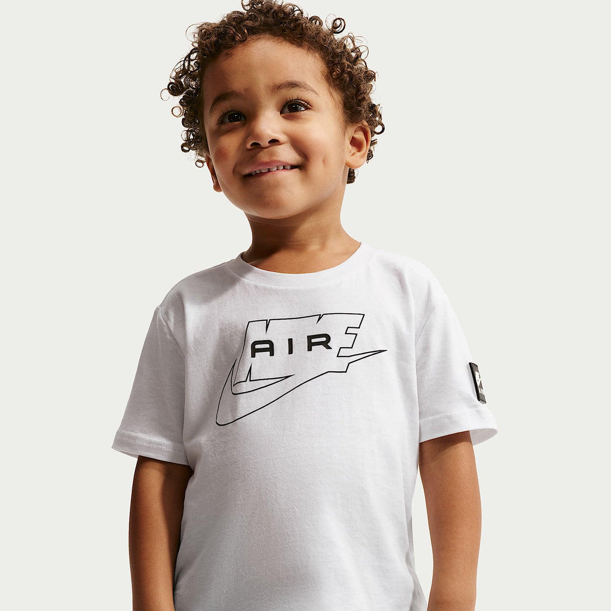 Conjunto de 2 piezas con shorts de French Terry infantil Nike Air – Negro – vista 2