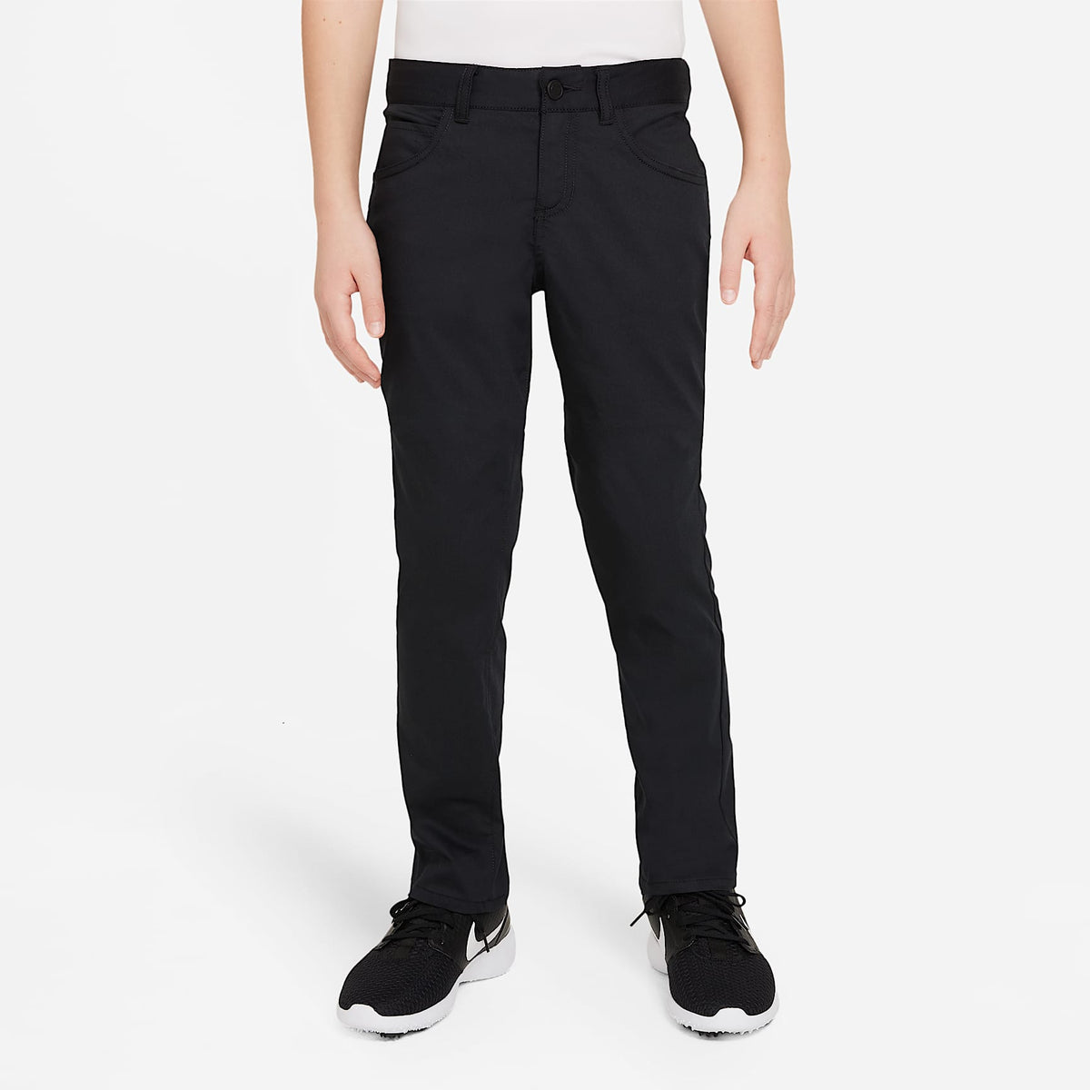 Pantalones de golf de 5 bolsillos para niño talla grande Nike Dri-FIT – Negro – vista 1