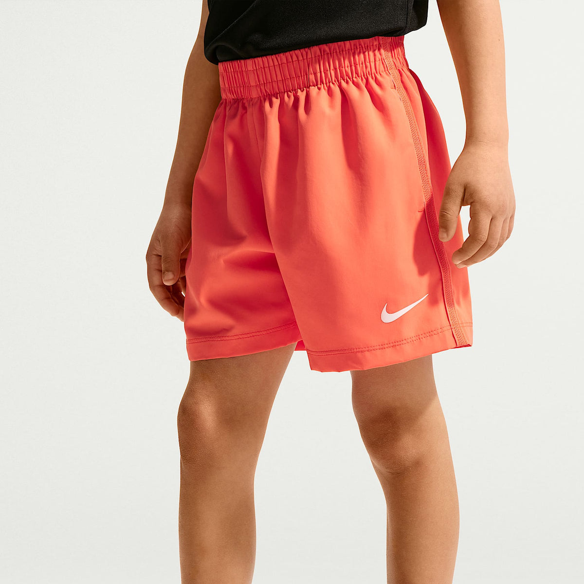 Shorts Dri-FIT Icon de tejido Woven infantil Nike – Naranja césped – vista 2
