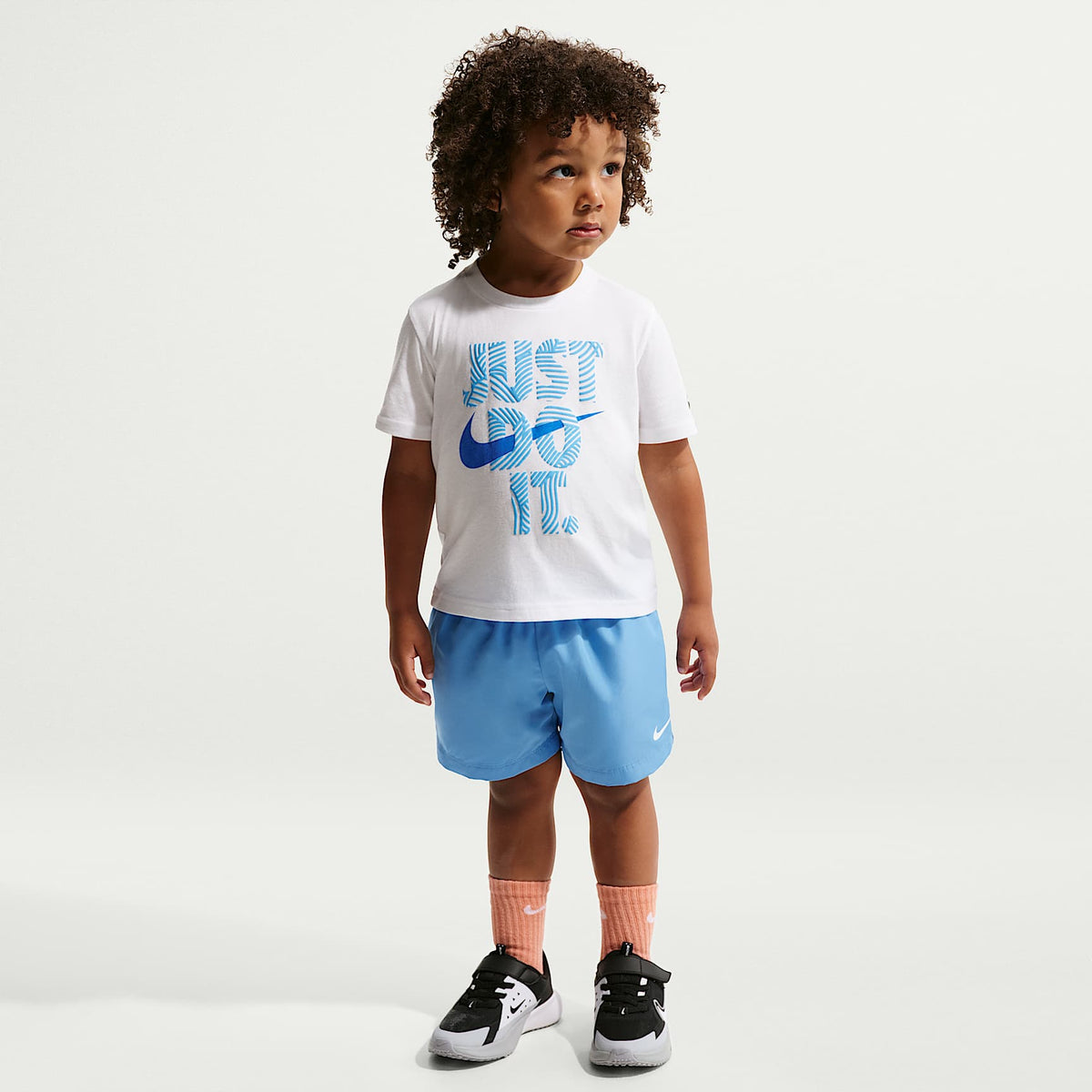 Shorts Dri-FIT Icon de tejido Woven infantil Nike – Azul universitario – vista 1