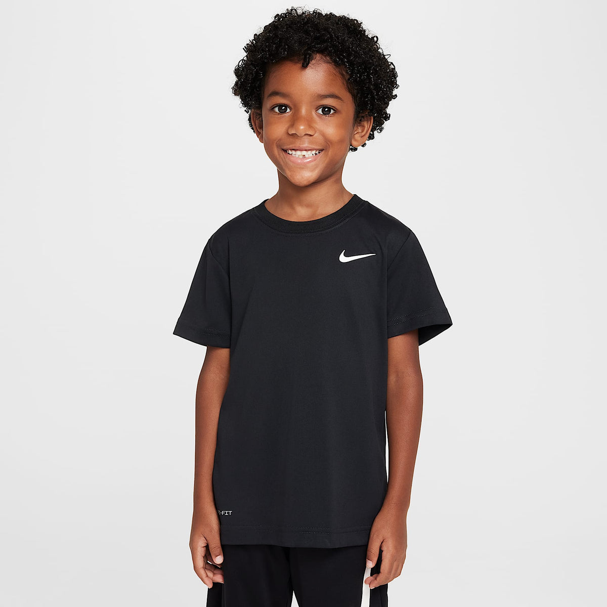 Playera Legend Dri-FIT para niños talla pequeña Nike – Negro – vista 1