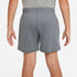 Shorts de entrenamiento con gráfico Dri-FIT para niño talla grande Nike Multi – Gris humo/Blanco/Blanco – vista 3