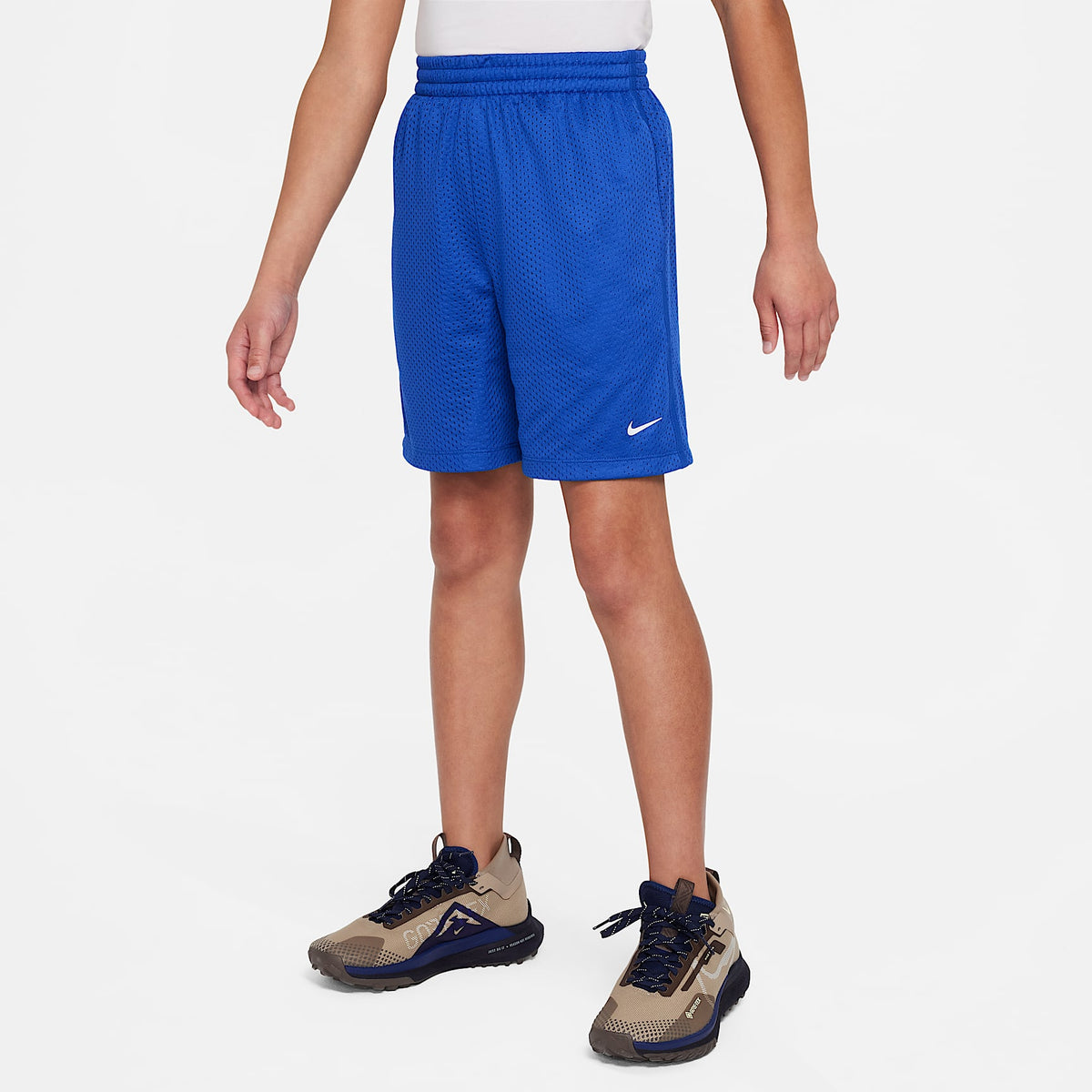 Shorts de malla Dri-FIT para niño talla grande Nike Multi – Royal juego/Blanco – vista 1