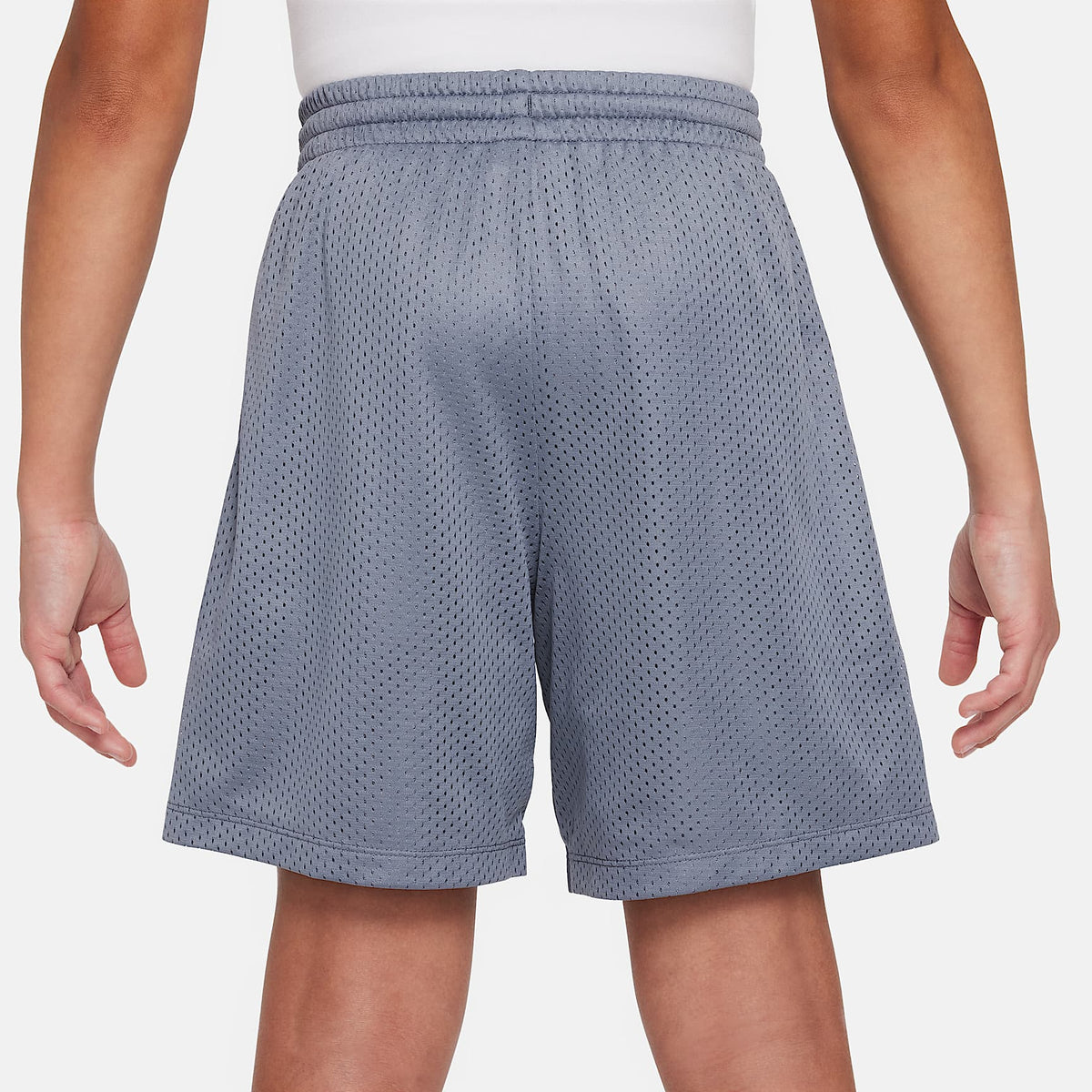 Shorts de malla Dri-FIT para niño talla grande Nike Multi – Gris azulado/Blanco – vista 3