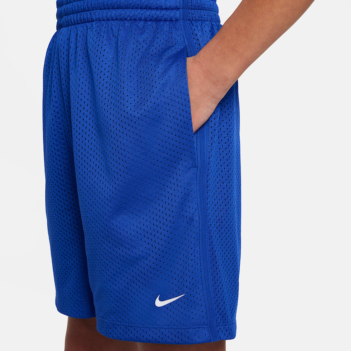 Shorts de malla Dri-FIT para niño talla grande Nike Multi – Royal juego/Blanco – vista 5