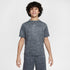 Playera de manga corta Dri-FIT para niños talla grande Nike Multi – Negro/Gris humo claro/Blanco – vista 1