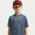Playera de manga corta Dri-FIT para niños talla grande Nike Multi – Azul marino medianoche/Azul de trabajo/Jaspeado/Blanco – vista 1