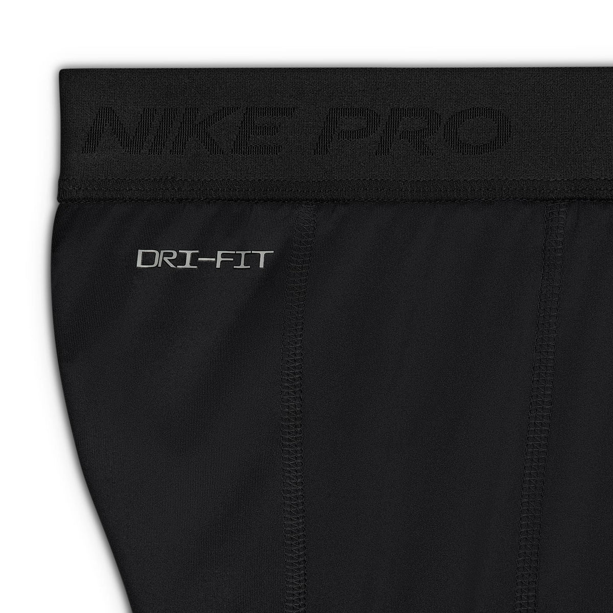 Shorts Dri-FIT para niño talla pequeña Nike Pro – Negro – vista 3