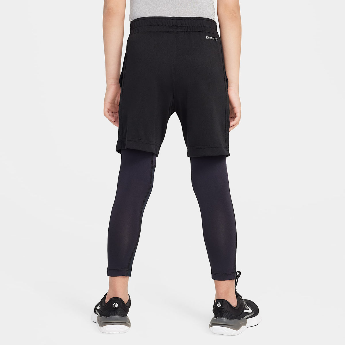 Mallas Dri-FIT para niños talla pequeña Nike Pro – Negro – vista 2
