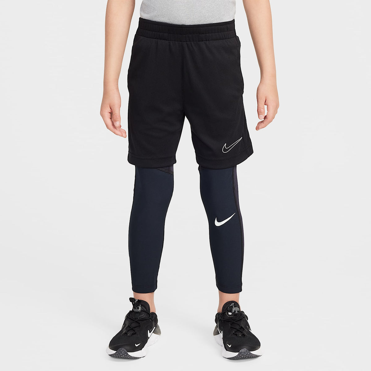 Mallas Dri-FIT para niños talla pequeña Nike Pro – Negro – vista 1
