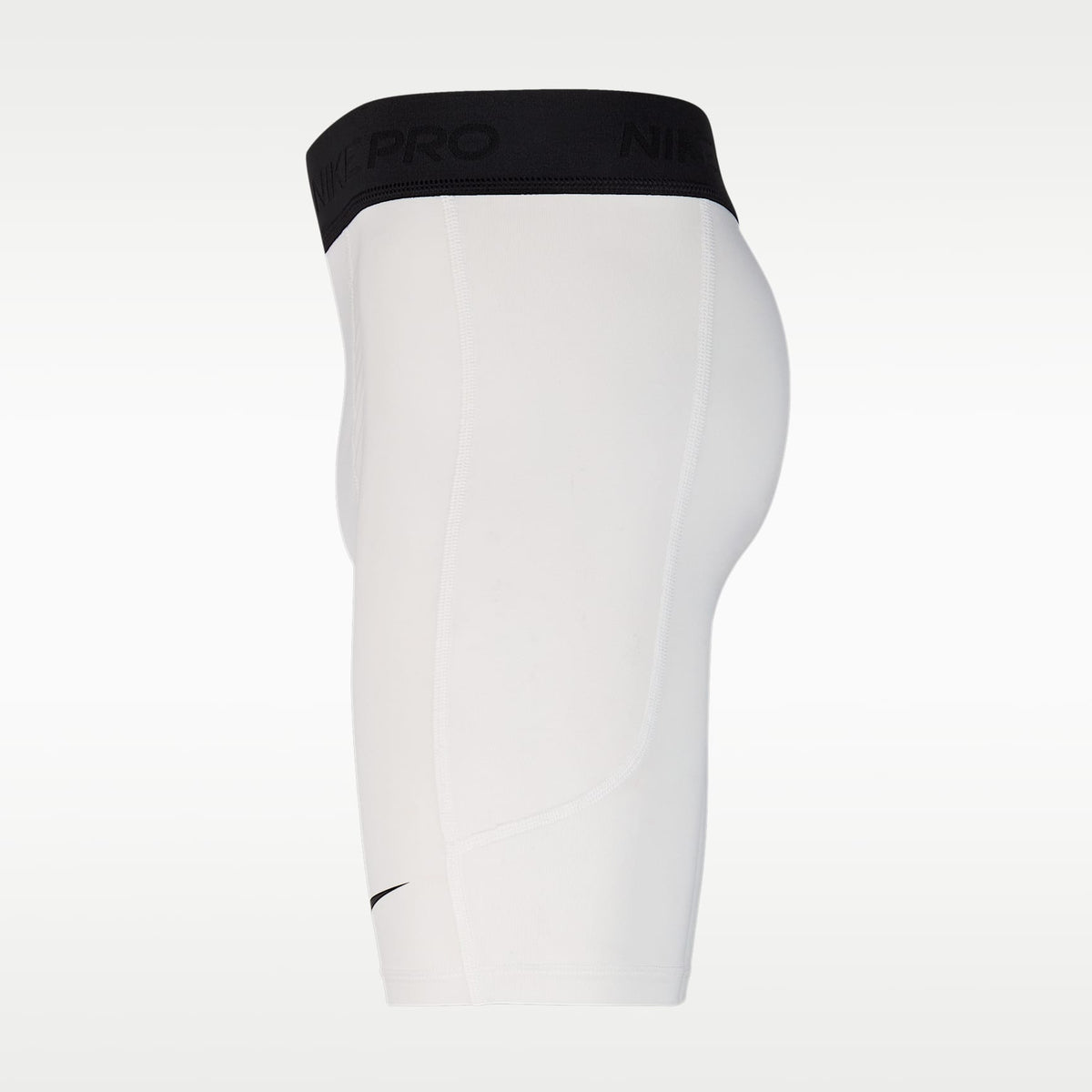 Shorts Dri-FIT para niños talla grande Nike Pro – Blanco/Blanco/Negro – vista 3