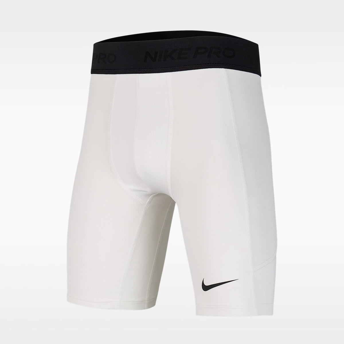 Shorts Dri-FIT para niños talla grande Nike Pro – Blanco/Blanco/Negro – vista 1