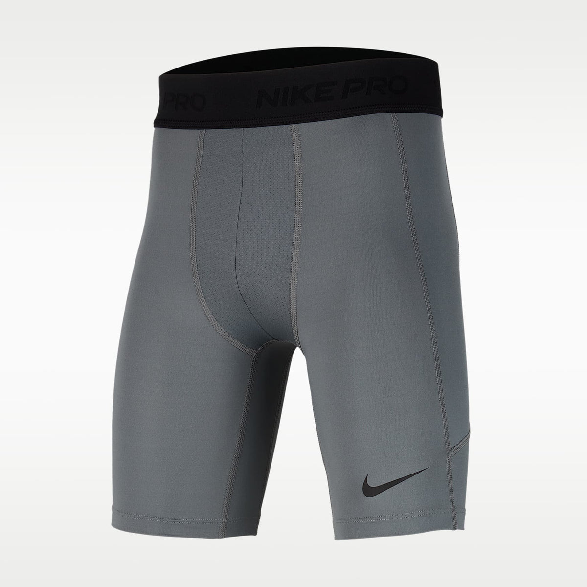 Shorts Dri-FIT para niños talla grande Nike Pro – Gris humo/Gris humo/Negro – vista 1