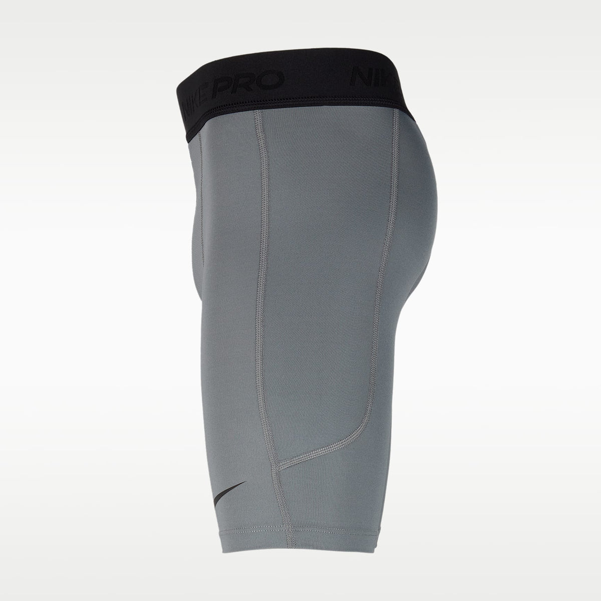 Shorts Dri-FIT para niños talla grande Nike Pro – Gris humo/Gris humo/Negro – vista 3