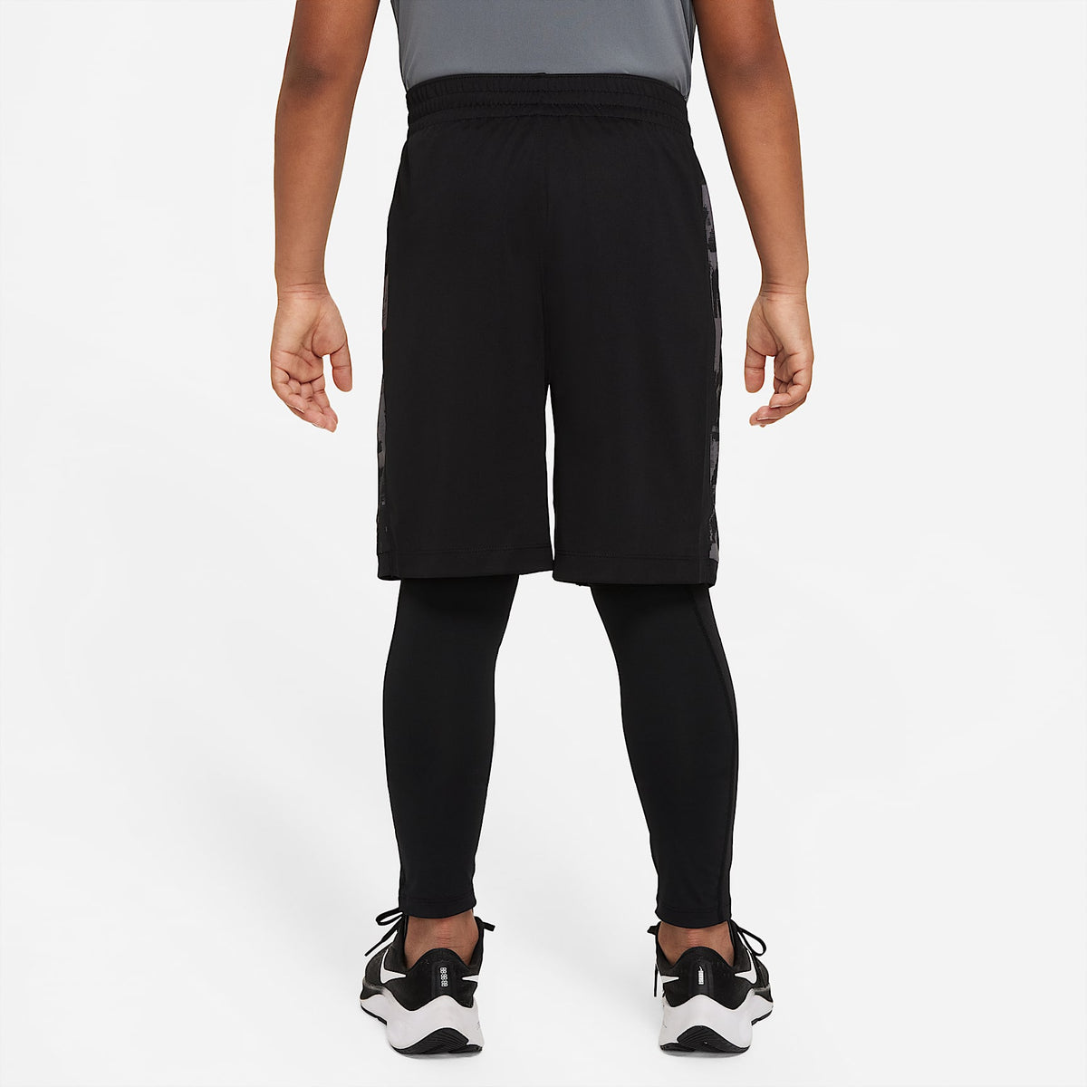 Mallas para niño talla grande Nike Pro Dri-FIT – Negro/Blanco – vista 2