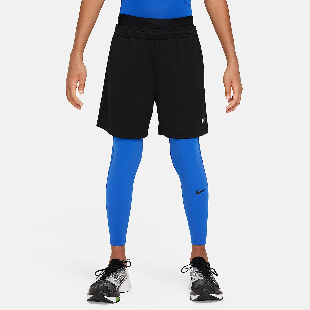 Mallas para niño talla grande Nike Pro Dri-FIT – Royal juego/Royal juego/Negro – vista 1