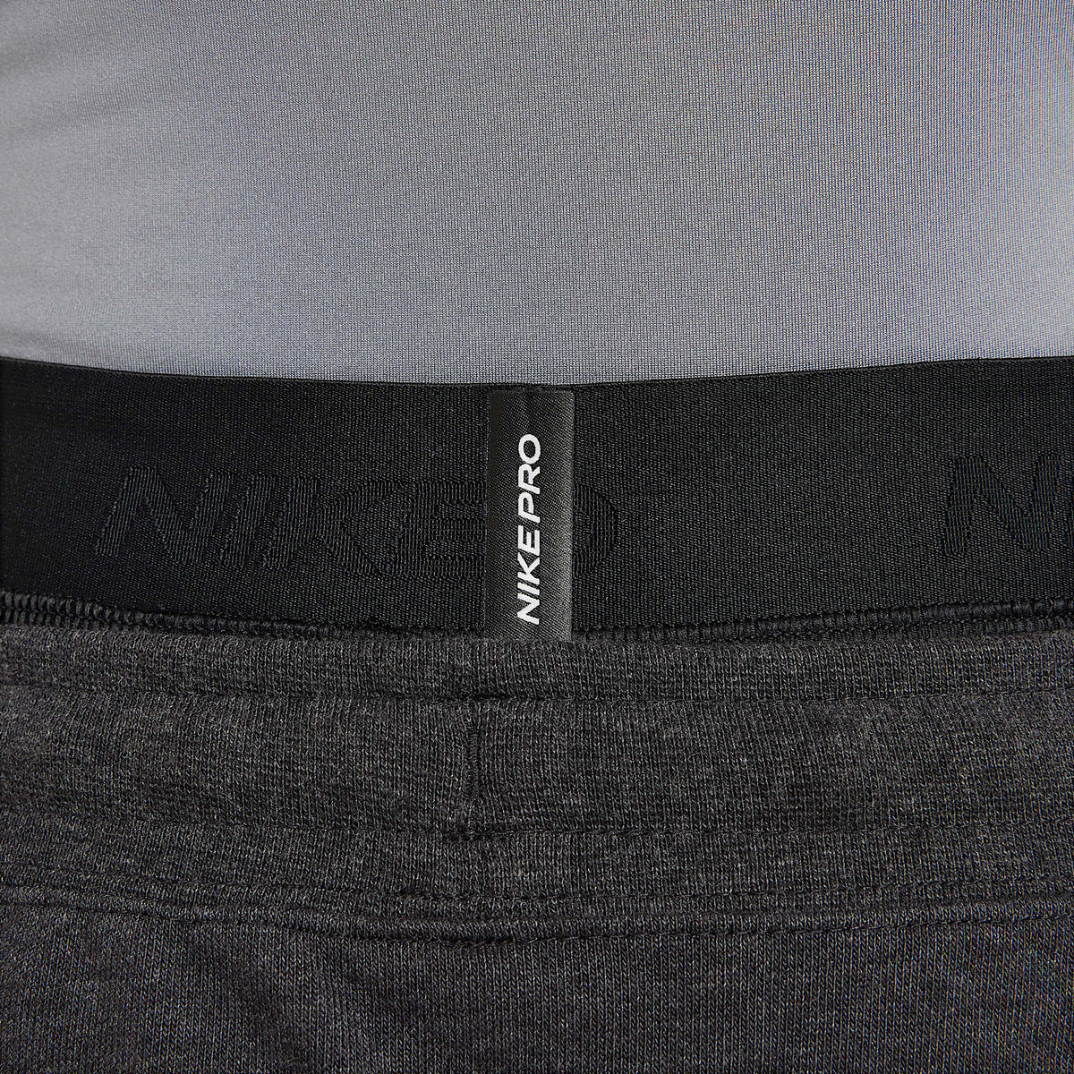 Mallas para niño talla grande Nike Pro Dri-FIT – Gris humo/Gris humo/Negro – vista 4