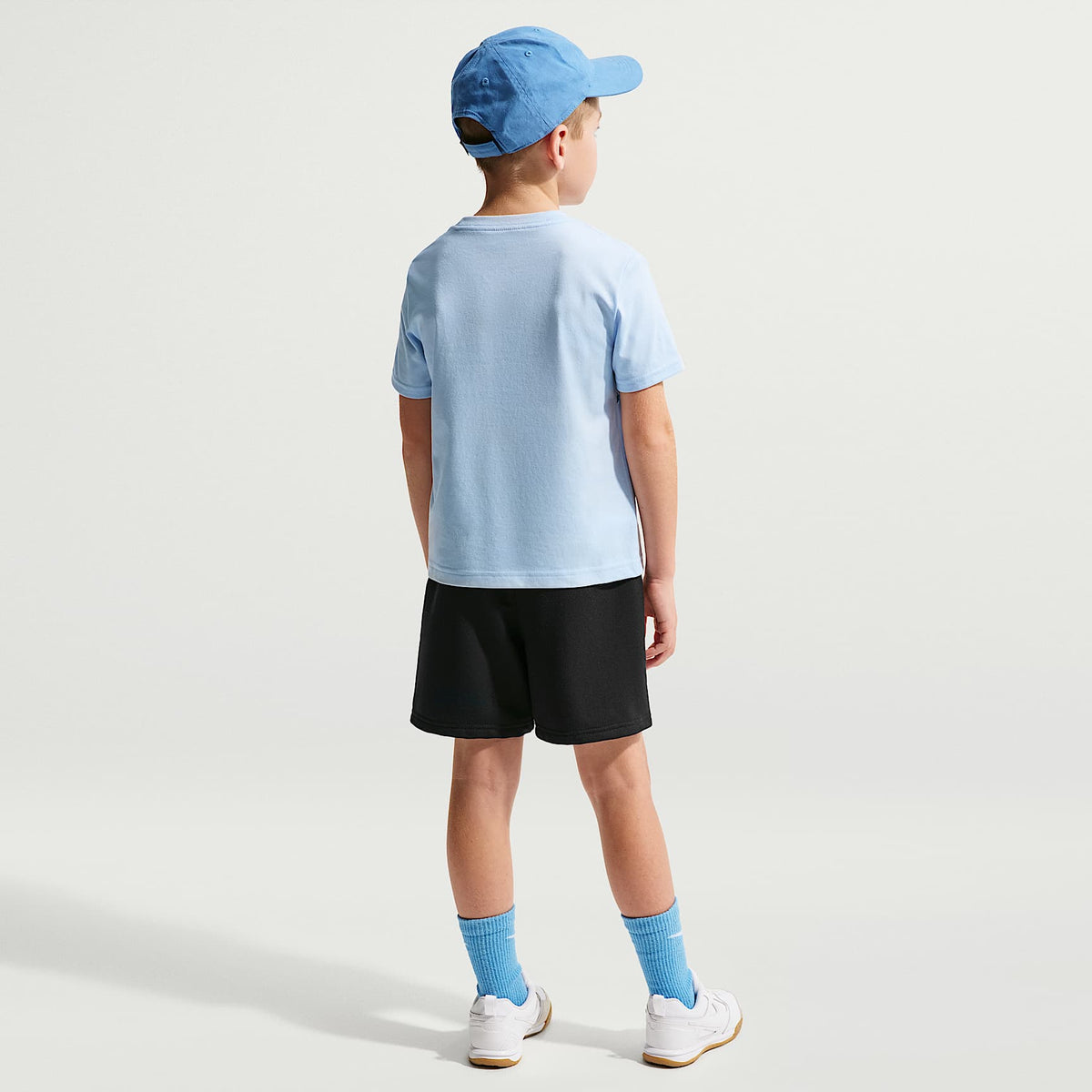 Shorts de French Terry para niños talla pequeña Nike Sportswear Goal Mode – Negro – vista 5