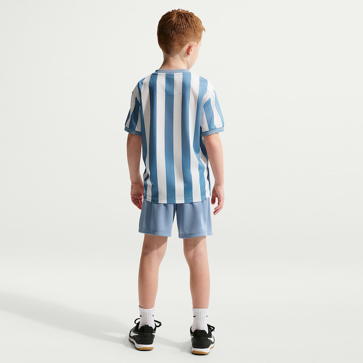 Conjunto de shorts de dos piezas para niños talla pequeña Nike Sportswear Goal Mode – Azul de trabajo – vista 7