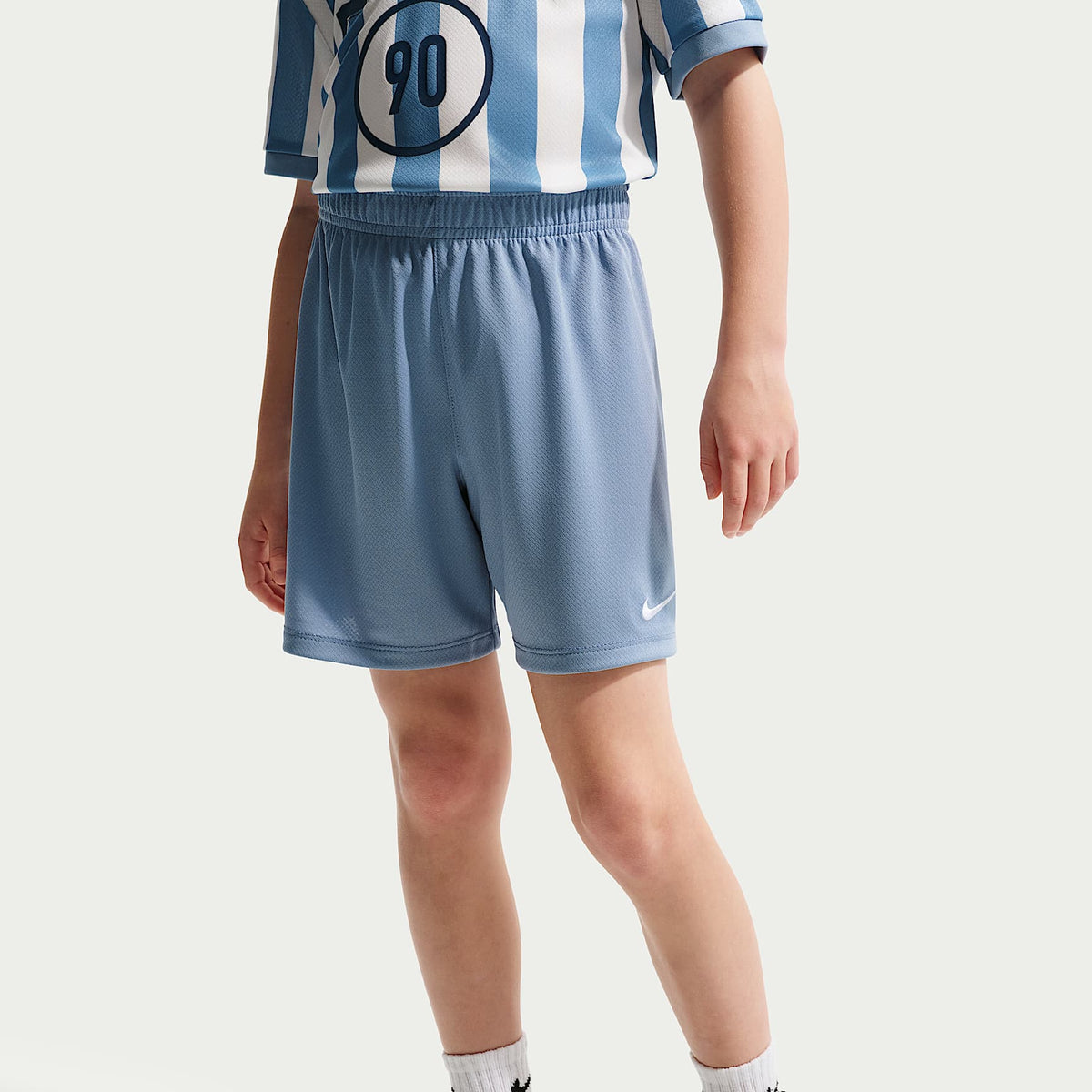 Conjunto de shorts de dos piezas para niños talla pequeña Nike Sportswear Goal Mode – Azul de trabajo – vista 4