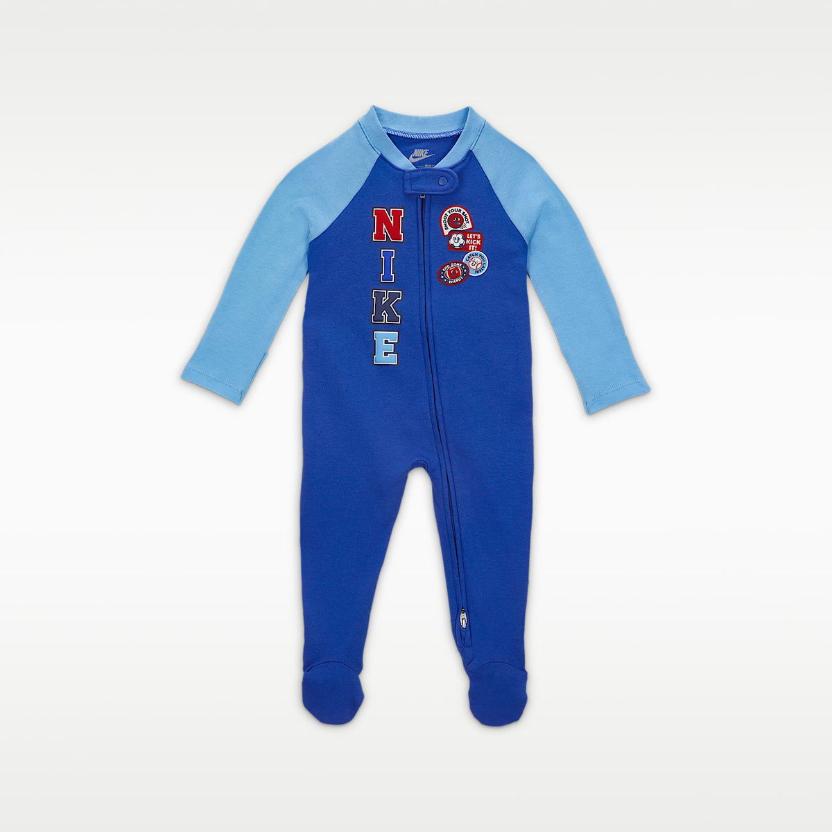Mono completo de algodón para bebé (0 a 9 meses) Nike Sportswear – Royal juego – vista 1
