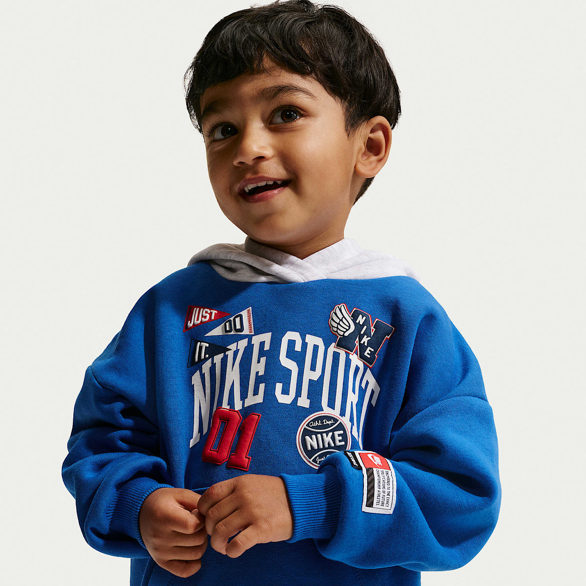 Conjunto de 2 sudaderas con gorro sin cierre Multisport infantil Nike Sportswear – Azul marino medianoche – vista 2