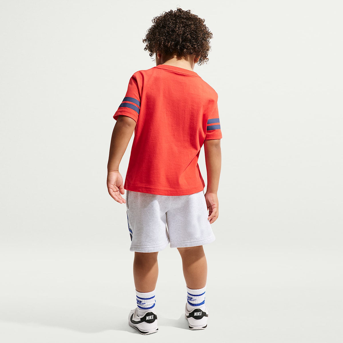 Shorts de tejido Fleece Multisport infantil Nike Sportswear – Abedul jaspeado – vista 5