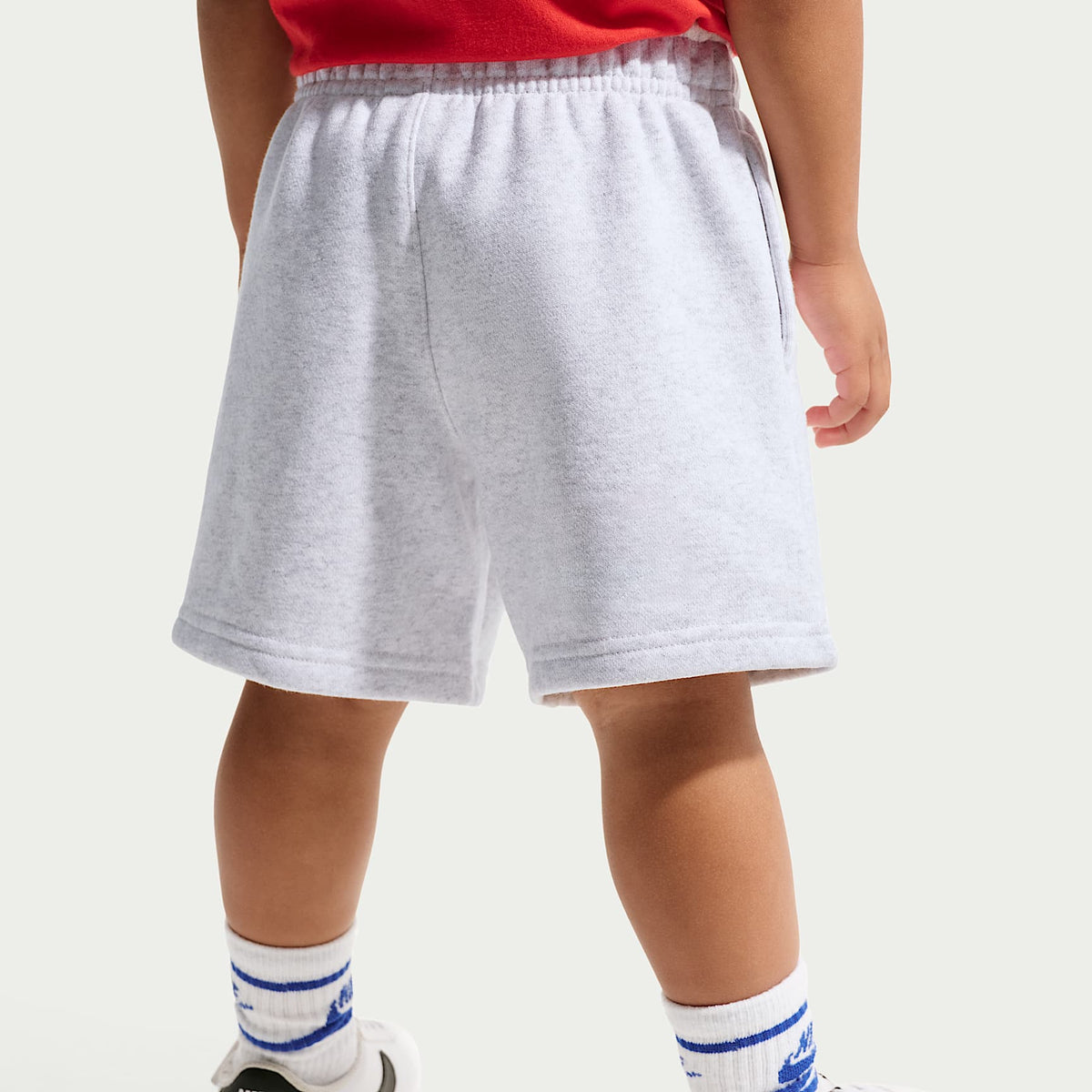 Shorts de tejido Fleece Multisport infantil Nike Sportswear – Abedul jaspeado – vista 3