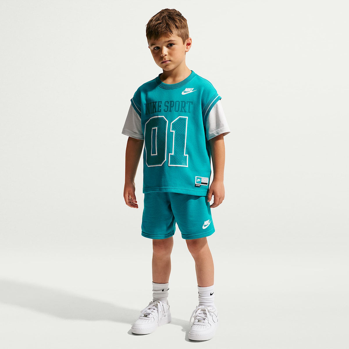 Conjunto de shorts de 2 piezas Multisport para niños talla pequeña Nike Sportswear – Energía – vista 1