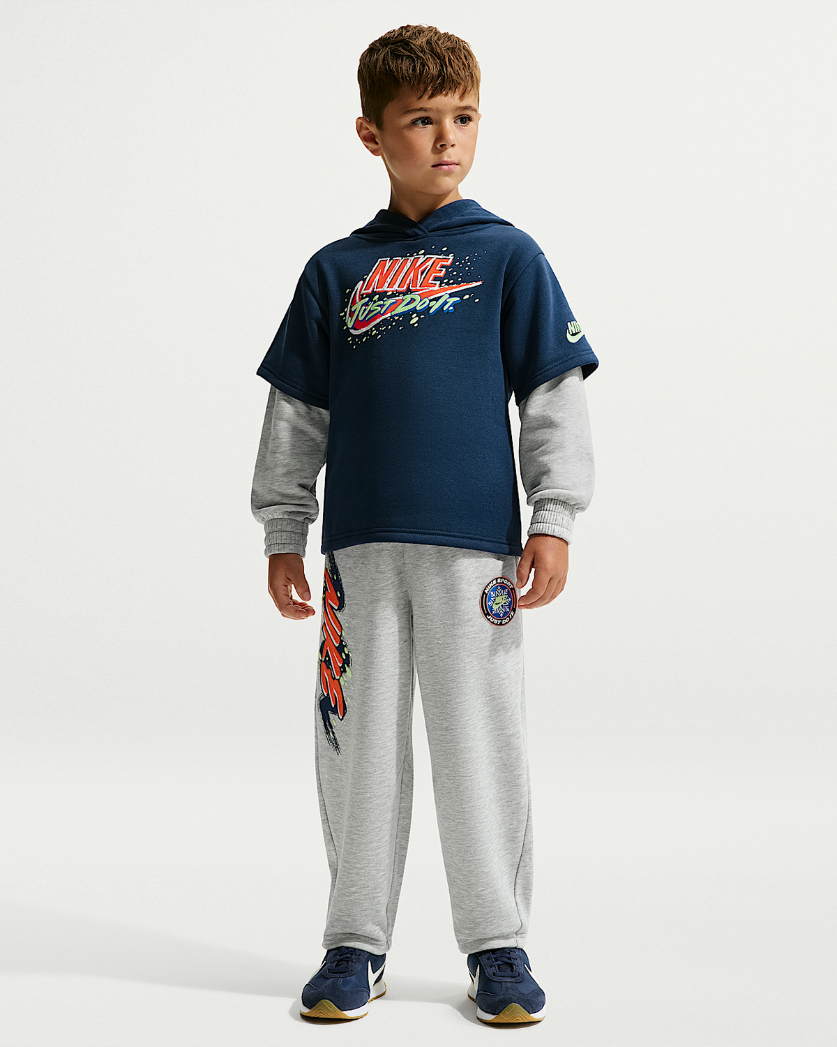 Conjunto 2 Piezas Nike Snow Motion Twofer Fleece para Niño Pequeño